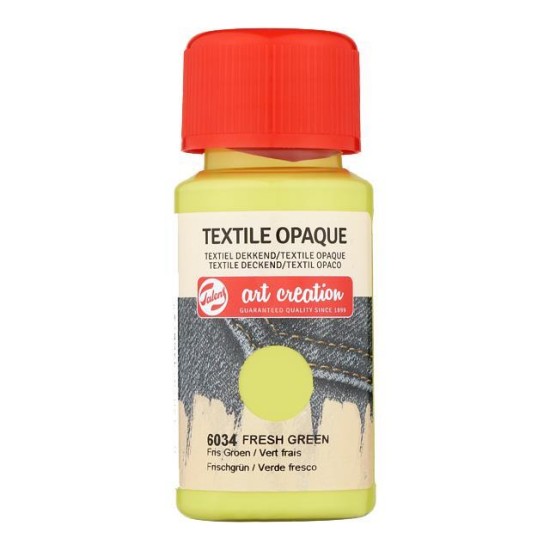 Talens χρώμα textile opaque 6034 fresh green 50ml Talens χρώμα textile opaque 6034 fresh green 50ml