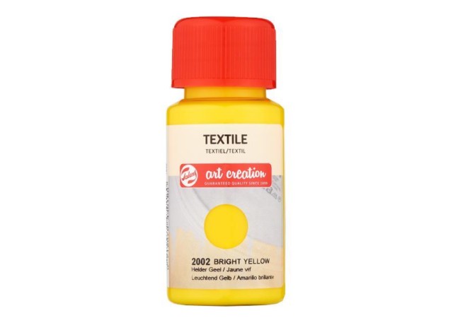 Talens χρώμα textile 2002 bright yellow 50ml Talens χρώμα textile 2002 bright yellow 50ml