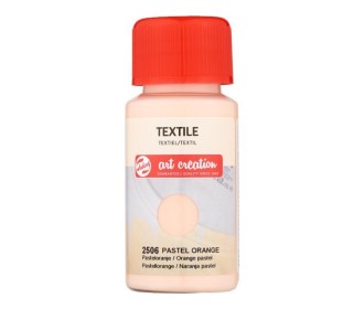 Talens χρώμα textile 2506 pastel orange 50ml