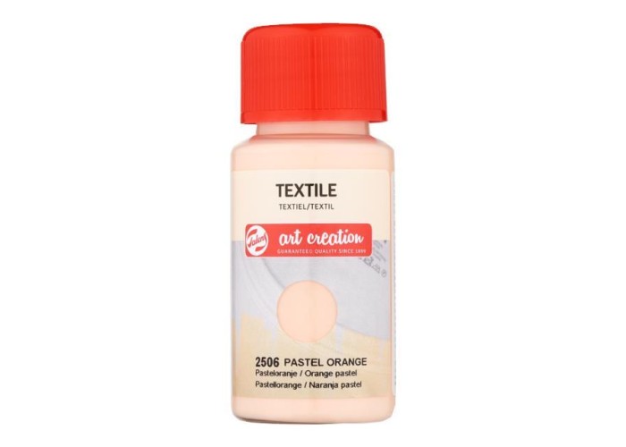 Talens χρώμα textile 2506 pastel orange 50ml Talens χρώμα textile 2506 pastel orange 50ml
