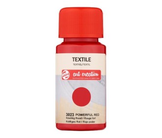Talens χρώμα textile 3023 powerful red 50ml Talens χρώμα textile 3023 powerful red 50ml