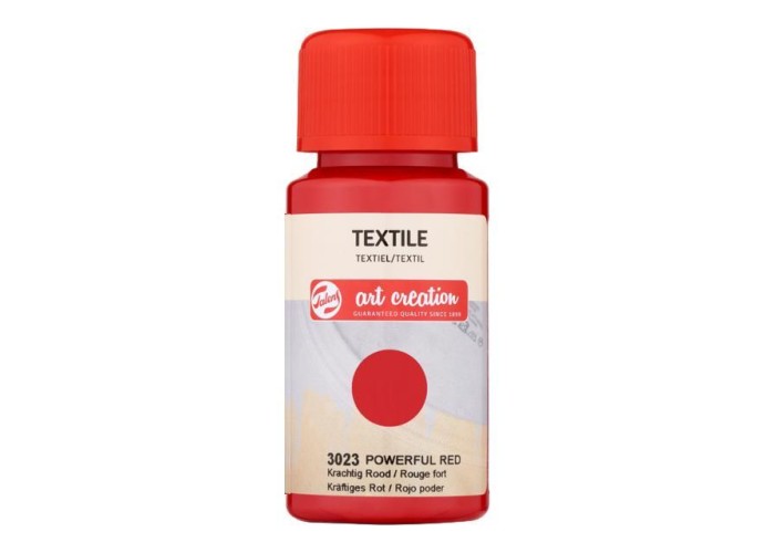 Talens χρώμα textile 3023 powerful red 50ml Talens χρώμα textile 3023 powerful red 50ml