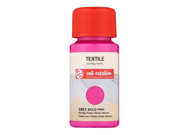 Talens χρώμα textile 3501 bold pink 50ml
