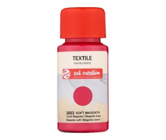 Talens χρώμα textile 3503 soft magenda 50ml