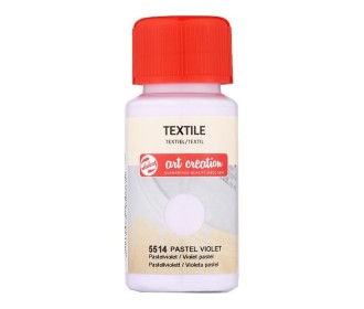 Talens χρώμα textile 5514 pastel violet 50ml