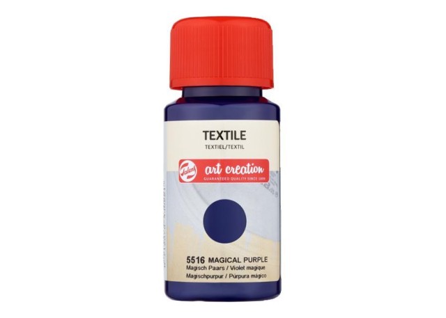 Talens χρώμα textile 5516 magical purple 50ml