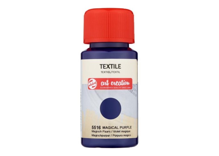 Talens χρώμα textile 5516 magical purple 50ml