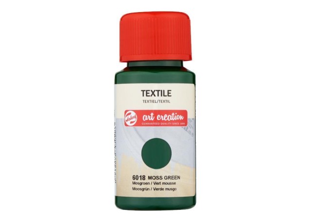 Talens χρώμα textile 6018 moss green 50ml Talens χρώμα textile 6018 moss green 50ml