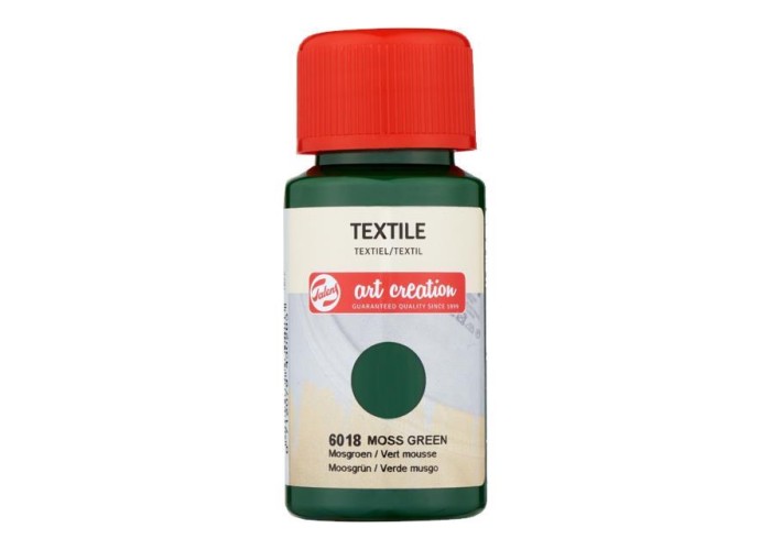 Talens χρώμα textile 6018 moss green 50ml