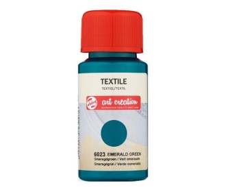 Talens χρώμα textile 6023 emerald green 50ml