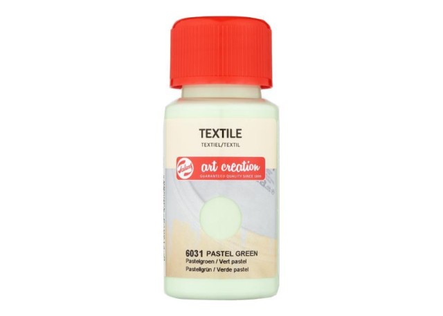 Talens χρώμα textile 6031 pastel green 50ml