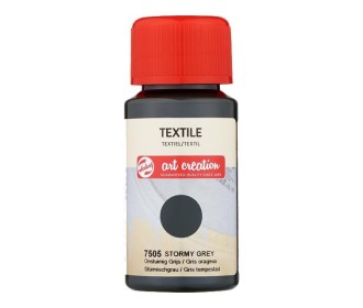 Talens χρώμα textile 7505 stormy grey 50ml