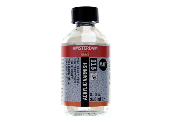 Talens amsterdam acrylic varnish Matt 115 250ml.
