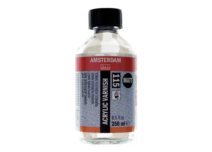 Talens amsterdam acrylic varnish Matt 115 250ml.