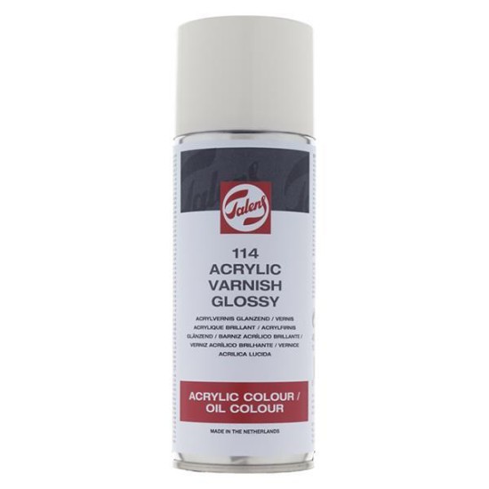 Talens σπρέυ acrylic varnish gloss 114