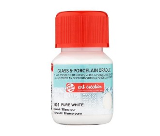 Talens χρώμα glass/porcelain opaque 1001 pure white 30ml