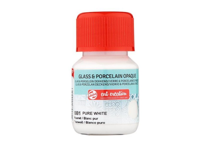 Talens χρώμα glass/porcelain opaque 1001 pure white 30ml Talens χρώμα glass/porcelain opaque 1001 pure white 30ml