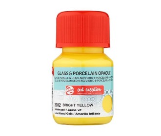 Talens χρώμα glass/porcelain opaque 2002 bright yellow 30ml Talens χρώμα glass/porcelain opaque 2002 bright yellow 30ml