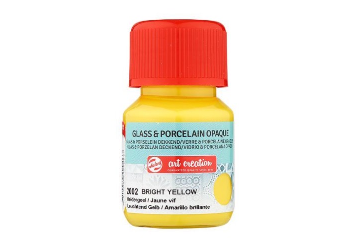 Talens χρώμα glass/porcelain opaque 2002 bright yellow 30ml Talens χρώμα glass/porcelain opaque 2002 bright yellow 30ml