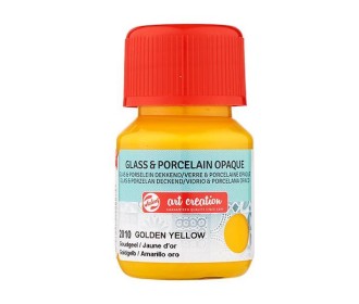 Talens χρώμα glass/porcelain opaque 2010 golden yellow 30ml Talens χρώμα glass/porcelain opaque 2010 golden yellow 30ml