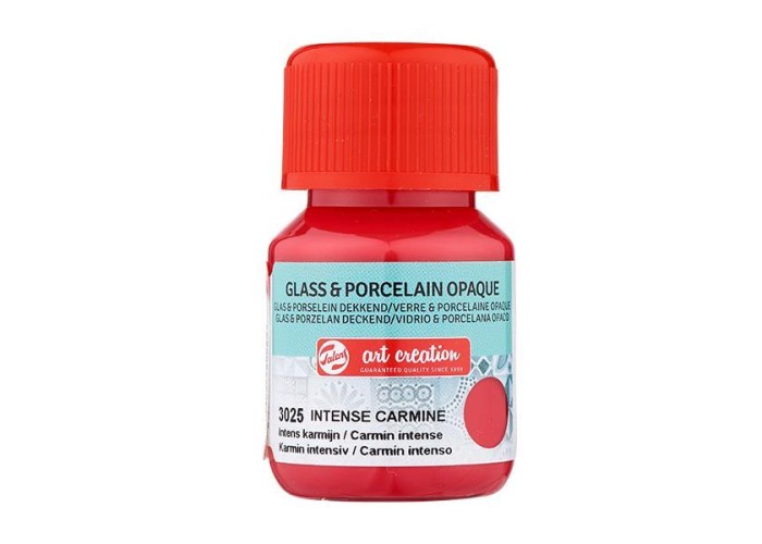 Talens χρώμα glass/porcelain opaque 3025 interference carmine 30ml Talens χρώμα glass/porcelain opaque 3025 interference carmine 30ml