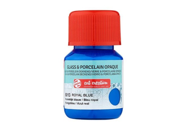 Talens χρώμα glass/porcelain opaque 5013 royal blue 30ml Talens χρώμα glass/porcelain opaque 5013 royal blue 30ml