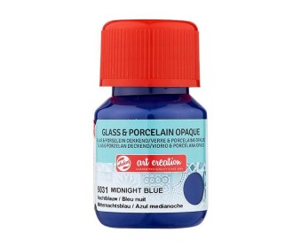 Talens χρώμα glass/porcelain opaque 5031 midnight blue 30ml Talens χρώμα glass/porcelain opaque 5031 midnight blue 30ml