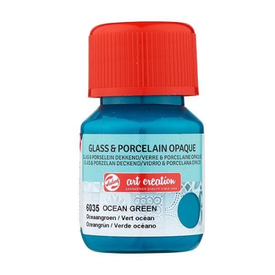 Talens χρώμα glass/porcelain opaque 6035 ocean green 30ml Talens χρώμα glass/porcelain opaque 6035 ocean green 30ml