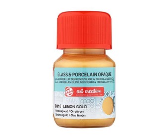Talens χρώμα glass/porcelain opaque 8010 lemon gold 30ml Talens χρώμα glass/porcelain opaque 8010 lemon gold 30ml