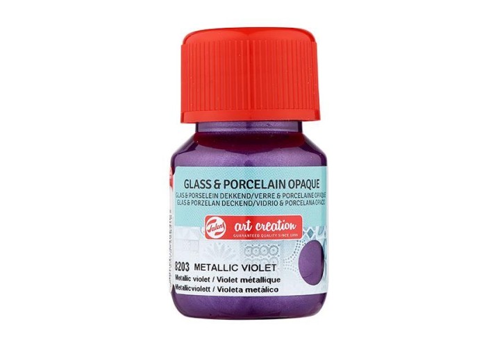 Talens χρώμα glass/porcelain opaque 8203 metal violet 30ml Talens χρώμα glass/porcelain opaque 8203 metal violet 30ml