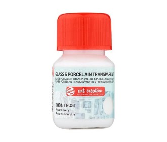 Talens χρώμα glass/porcelain transparent 1004 frost 30ml Talens χρώμα glass/porcelain transparent 1004 frost 30ml