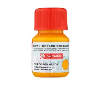 Talens χρώμα glass/porcelain transparent 2010 golden yellow 30ml Talens χρώμα glass/porcelain transparent 2010 golden yellow 30ml