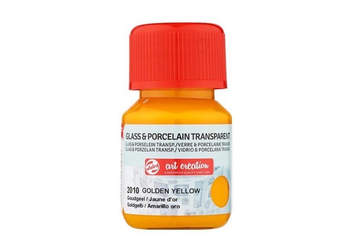 Talens χρώμα glass/porcelain transparent 2010 golden yellow 30ml