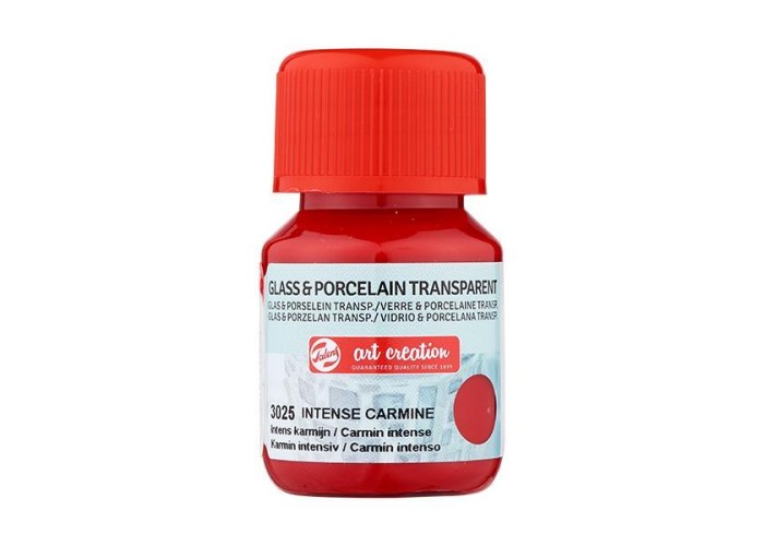 Talens χρώμα glass/porcelain transparent 3025 interference carmine 30ml Talens χρώμα glass/porcelain transparent 3025 interference carmine 30ml