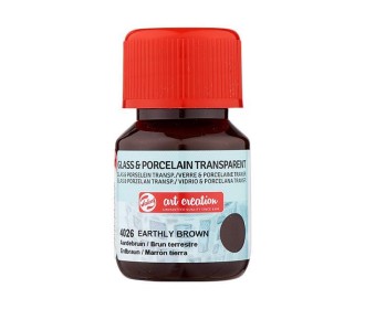 Talens χρώμα glass/porcelain transparent 4026 earthly brown 30ml Talens χρώμα glass/porcelain transparent 4026 earthly brown 30ml