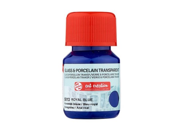Talens χρώμα glass/porcelain transparent 5013 royal blue 30ml Talens χρώμα glass/porcelain transparent 5013 royal blue 30ml