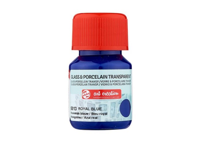 Talens χρώμα glass/porcelain transparent 5013 royal blue 30ml Talens χρώμα glass/porcelain transparent 5013 royal blue 30ml