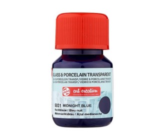 Talens χρώμα glass/porcelain transparent 5031 midnight blue 30ml