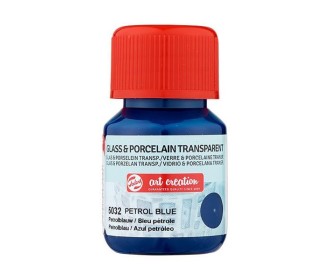 Talens χρώμα glass/porcelain transparent 5032 petrol blue 30ml Talens χρώμα glass/porcelain transparent 5032 petrol blue 30ml