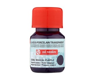 Talens χρώμα glass/porcelain transparent 5516 magical purple 30ml Talens χρώμα glass/porcelain transparent 5516 magical purple 30ml