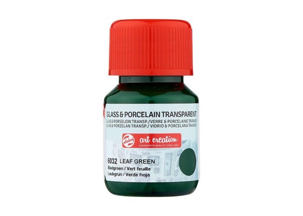 Talens χρώμα glass/porcelain transparent 6032 leaf green 30ml Talens χρώμα glass/porcelain transparent 6032 leaf green 30ml