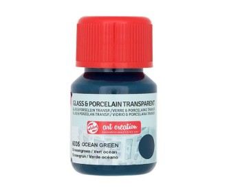Talens χρώμα glass/porcelain transparent 6035 ocean green 30ml Talens χρώμα glass/porcelain transparent 6035 ocean green 30ml