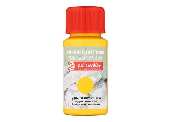 Talens χρώμα indoor/outdoor 2004 sunny yellow 50ml Talens χρώμα indoor/outdoor 2004 sunny yellow 50ml