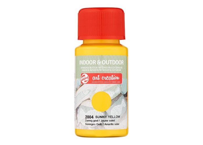 Talens χρώμα indoor/outdoor 2004 sunny yellow 50ml Talens χρώμα indoor/outdoor 2004 sunny yellow 50ml