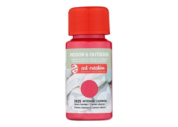 Talens χρώμα indoor/outdoor 3025 interference carmine 50ml Talens χρώμα indoor/outdoor 3025 interference carmine 50ml
