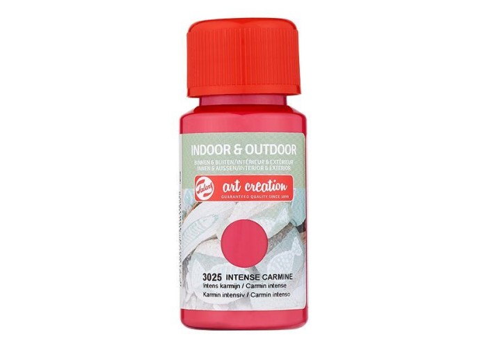 Talens χρώμα indoor/outdoor 3025 interference carmine 50ml Talens χρώμα indoor/outdoor 3025 interference carmine 50ml