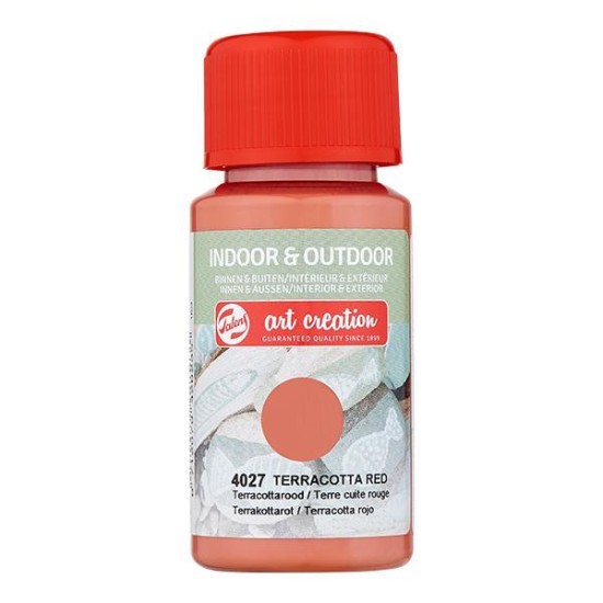 Talens χρώμα indoor/outdoor 4027 terracotta red 50ml Talens χρώμα indoor/outdoor 4027 terracotta red 50ml