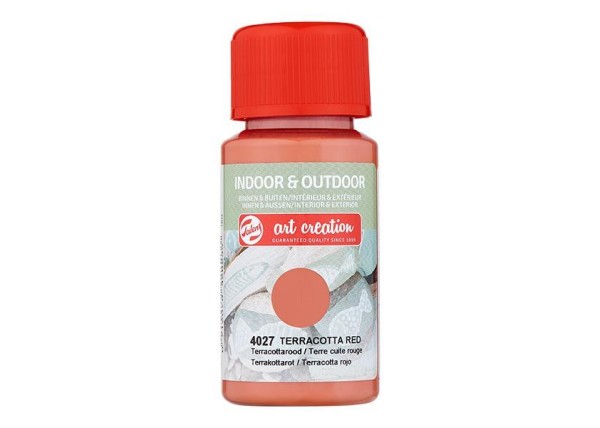 Talens χρώμα indoor/outdoor 4027 terracotta red 50ml Talens χρώμα indoor/outdoor 4027 terracotta red 50ml