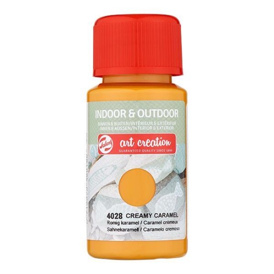 Talens χρώμα indoor/outdoor 4028 creamy caramel 50ml Talens χρώμα indoor/outdoor 4028 creamy caramel 50ml