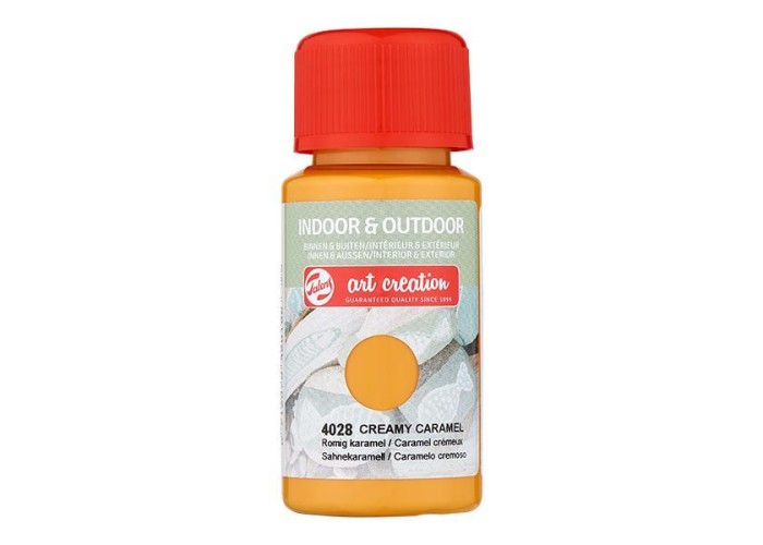 Talens χρώμα indoor/outdoor 4028 creamy caramel 50ml Talens χρώμα indoor/outdoor 4028 creamy caramel 50ml